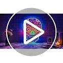 Skull Neon Sign for Wall Decor - LED Neon Light for Gaming, Man Cave, Room