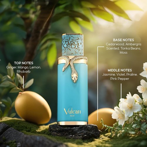 French Avenue Vulcan Feu EDP - Invigorating Fragrance for Men | 100ml Bottle