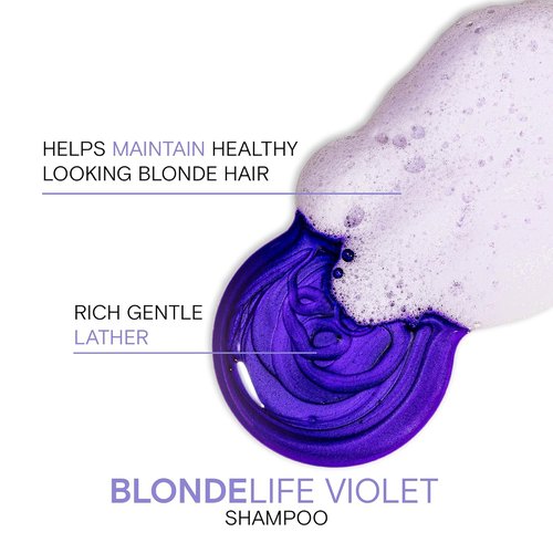 Joico Blonde Life Violet Shampoo - Neutralizes Brassy Tones & Boosts Shine | Sulfate-Free Formula