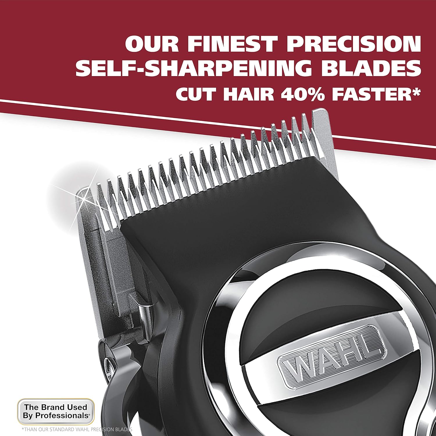 Wahl USA Elite Pro Hair Clipper Kit - High-Performance Corded Grooming Set for Men | Model 79602M