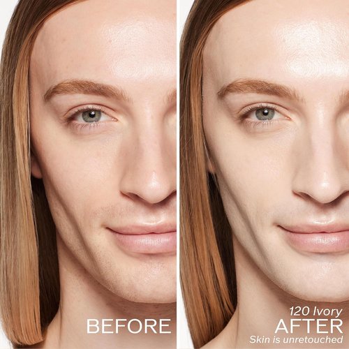 Shiseido RevitalEssence Skin Glow Foundation SPF 30 - Buildable Medium Coverage, 24-HR Hydration, 120 Ivory