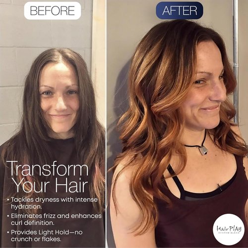 Hair Play Set | Hair Foam Mousse - Lightweight Frizz Control & Volume for Fine Hair - 2 Fl Oz