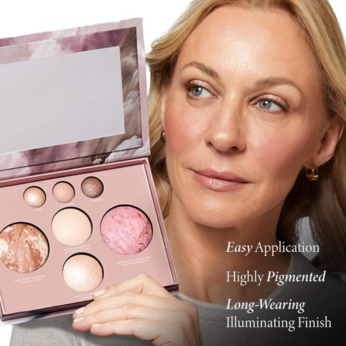 Laura Geller New York Baked Palette - Full Size with Bronzer, Blush, Highlighters & Eyeshadows - Travel-Friendly