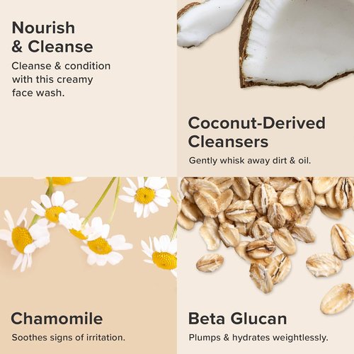 Paula's Choice SKIN RECOVERY Face Cleanser - Soothing Coconut & Chamomile Formula for Sensitive Skin
