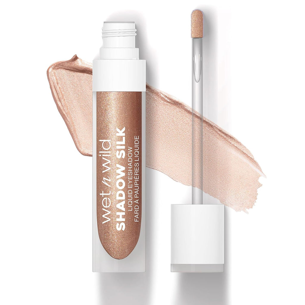 Wet n Wild Liquid Eyeshadow - Silk Finish in Lunar Beige | Long-Lasting, Vibrant Color