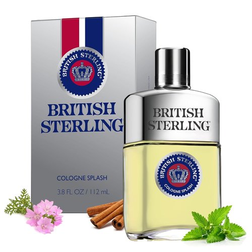 British Sterling By Dana Cologne Splash - Classic Men's Fragrance, 3.8 Ounces