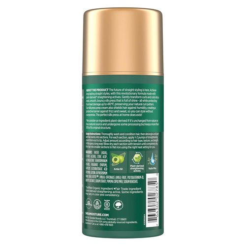 SheaMoisture Silk Press Prep Cream - Heat Protection & Curl Preservation | 3.3 Fl Oz