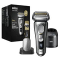 Braun Series 9 Pro 9487cc Electric Razor - Wet & Dry Rechargeable Shaver with Clean & Charge Station
