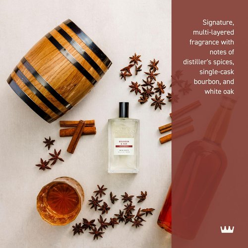Cremo Cologne For Men - Bourbon & Oak Spray | Sophisticated Distiller’s Spice & Fine Bourbon, 3.4 Fl Oz