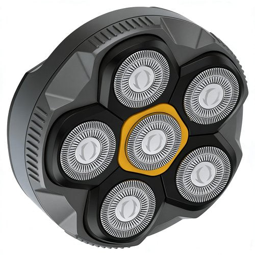 TLMUSE 6D Model 372 Replacement Shaver Head, Designed to Replace Old or Damaged Blades, only Compatible for TLMUSE 6D Head Shaver not for 7D Head Shaver, Magnetic Design, Easy to Replace