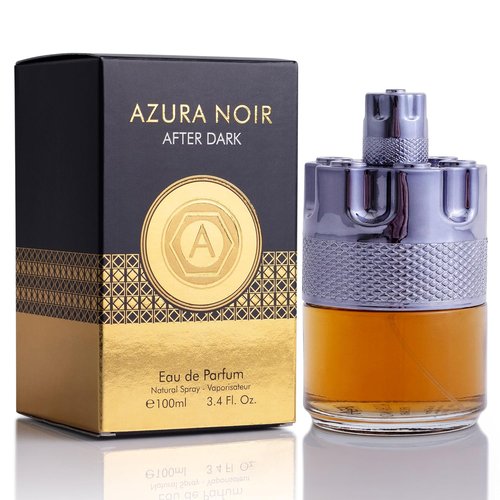 Azura Noir After Dark Eau De Parfum for Men - Woody Spicy Fragrance - Long-Lasting 100ml Cologne