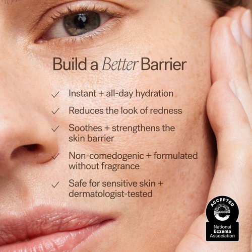 ILIA - Barrier Build Skin Protectant Cream | Hydrate, Comfort, Strengthen with Colloidal Oatmeal, Ceramide Complex + Algae Hydragel | Vegan, Non-Toxic, Cruelty-Free (50 mL)