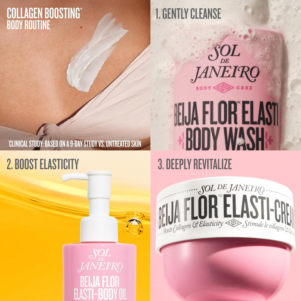 SOL DE JANEIRO Beija Flor Elasti-Body Oil - Nourishing Hydration for Soft Skin | 100 ml/3.4 fl oz