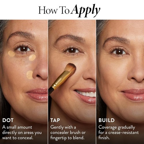 Laura Geller New York Ideal Fix Under Eye Concealer – Full Coverage, Anti-Aging, Hydrating – 03 Light for Mature Skin