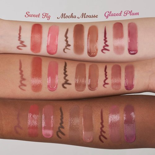 rom&nd Volume Hack Trio Glazed Plum Lip Set - Plumping & Hydrating K-Beauty Lip Kit for Irresistible Shine