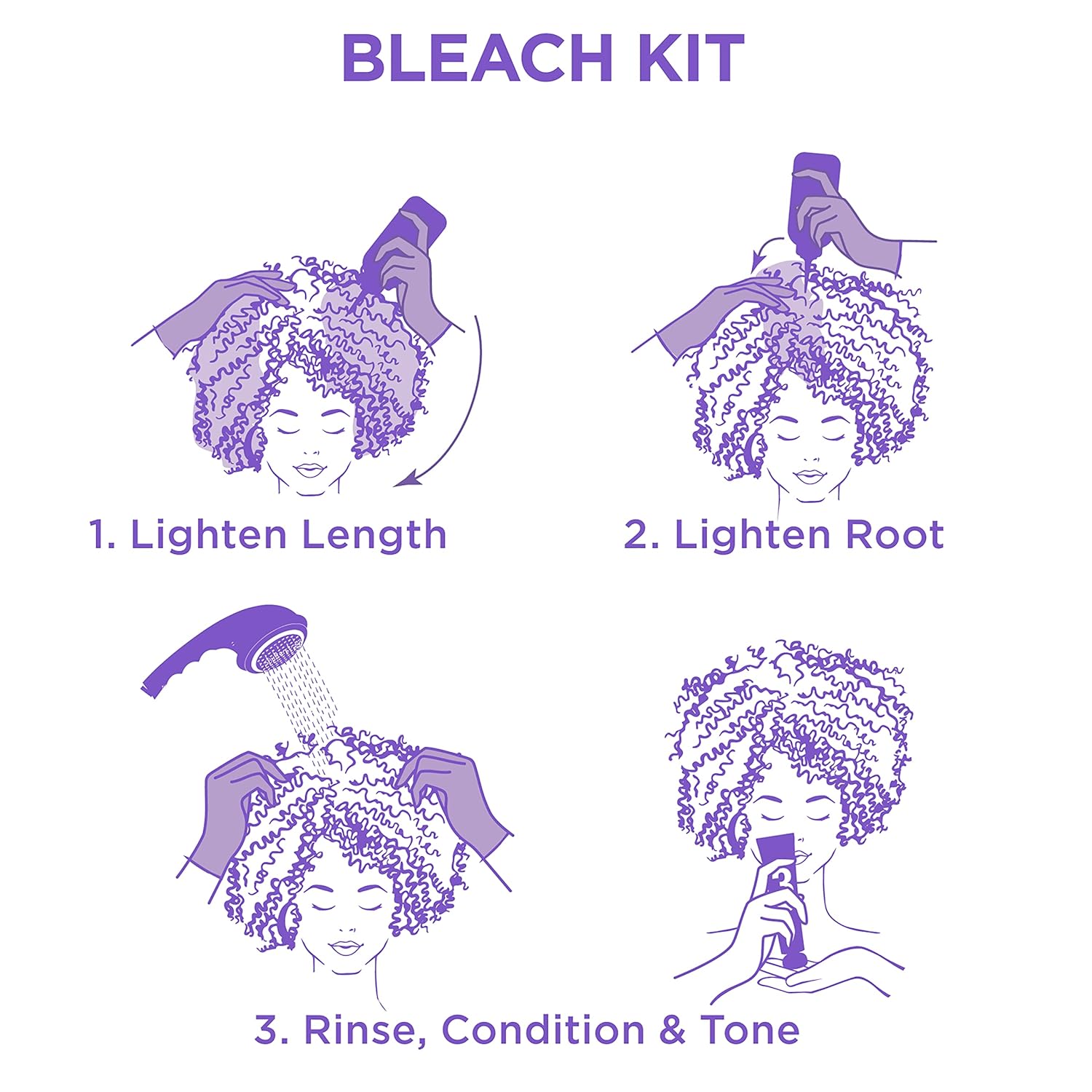 SoftSheen-Carson Dark and Lovely® Uplift Bleaching Kit - Powder, Developer & Toner for Blonde Hair