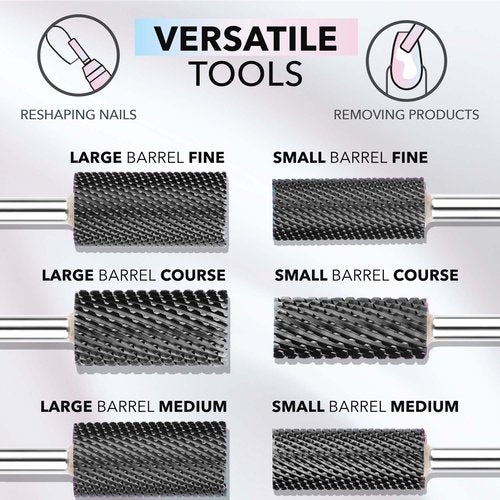 Kiara Sky 5-in-1 Medium Drill Bit | CarbideX-Cut Design | for Beyond Pro Drill | Black