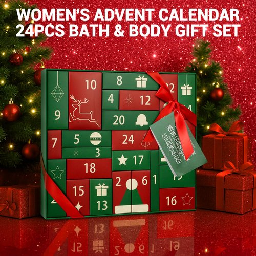Advent Calendar 2025 by Green Canyon Spa Christmas Advent Calendars Christmas Gifts for Women Advent Beauty Calendar 2025 Spa Gifts for Women 24 Days Countdown Calendar