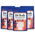 Dr Teal's Pure Epsom Salt Soak, Wellness Therapy with Rosemary & Mint, 3 lbs (Pack of 4)
