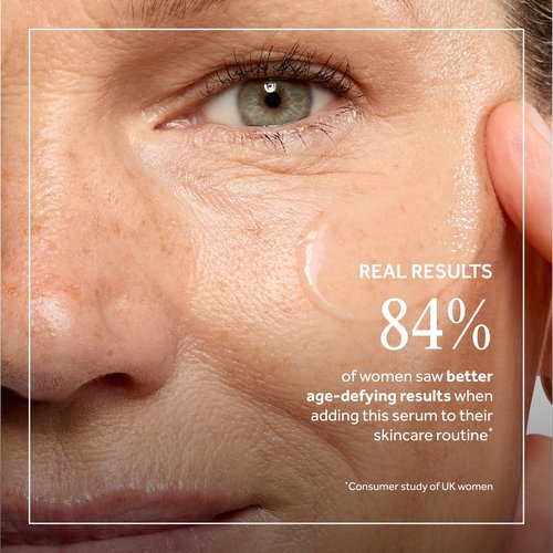 No7 Protect & Perfect Intense Advanced Serum - Anti-Aging Face Serum that Visibly Smoothes & Firms Fine Lines and Wrinkles - Formulated with Hyaluronic Acid and Matrix 3000+ Technology (1 fl oz)