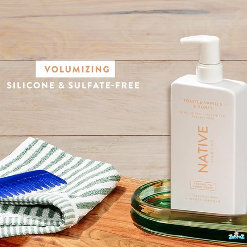 Native Toasted Vanilla & Honey Shampoo & Conditioner Set - Nourishing 8.25 Oz | Gold
