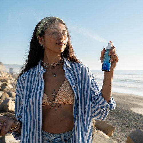 COOLA Organic Sunscreen SPF 50 - Daily Face Mist for All Skin Types | Vegan, Gluten-Free, 3.4 Fl Oz