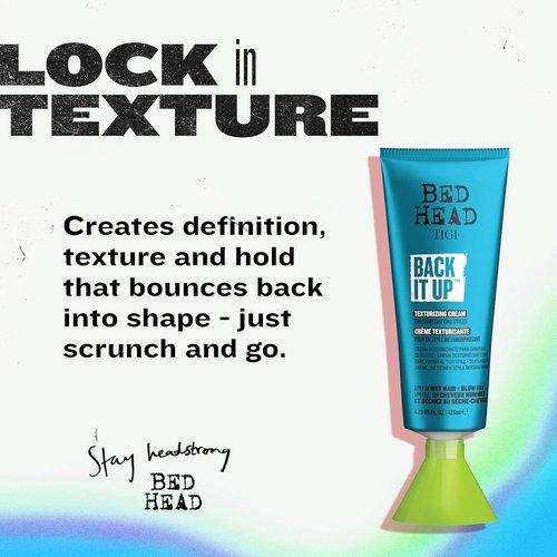 TIGI Bed Head Back It Up Texturizing Cream - Shape & Texture | 4.23 Fl Oz
