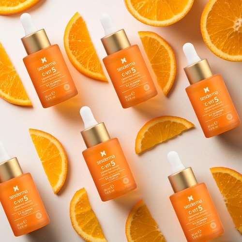 Sesderma C-VIT 5 Fusion Vitamin C Serum - Boost Hydration & Radiance | Antioxidant Defense, 1.0 fl. Oz