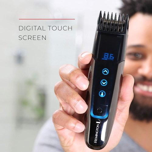 Remington MB4700 Smart Beard Trimmer - Memory Settings & Digital Touch Screen | Rechargeable & Cordless