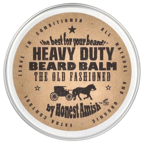 Honest Amish - Heavy Duty Beard Balm - Nourishing Beard Conditioner - 2 Ounce