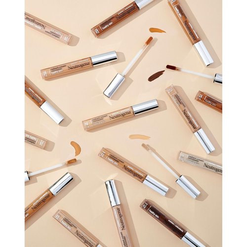 Neutrogena Healthy Skin Radiant Brightening Cream - Lightweight Antioxidant Concealer, Almond Medium 02, 0.24 oz