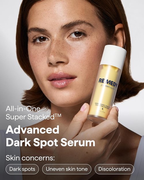 Dr. Shah Remedy for Dark Spots - Advanced Night Treatment with Retinol & Kojic Acid | 1 fl. oz for Uneven Skin Tone