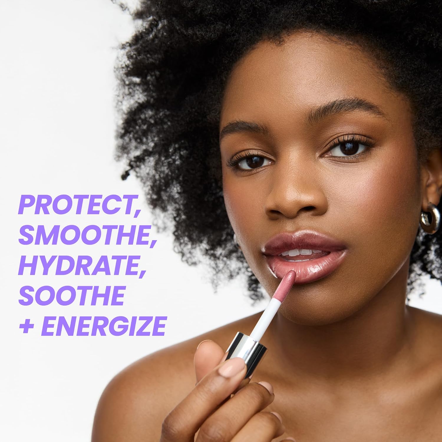 Wonderskin Lip Oil Rehab Serum - Hydrating Tinted Lip Oil for Dry Lips | Non-Sticky Deep Red Tint (Honey)