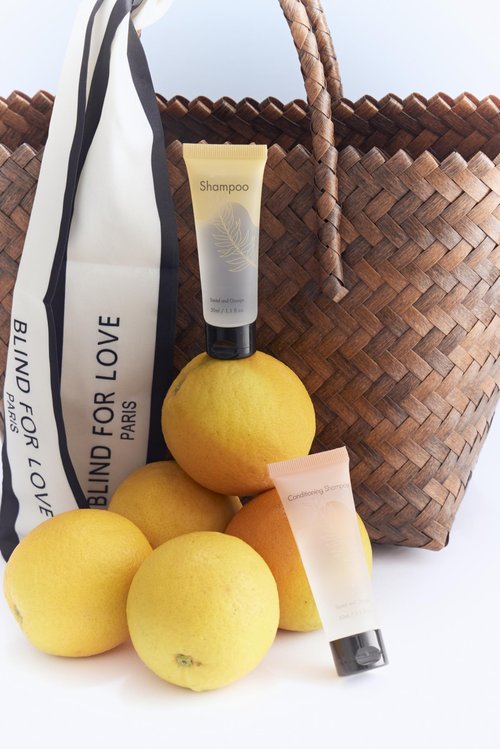 2 in 1 Shampoo and Conditioner Double Sealed 1 Fl. oz Individually Wrapped Travel Size Shampoo & Conditioner 2in1 Set Hotel Toiletries Bulk and Supplies for Guest