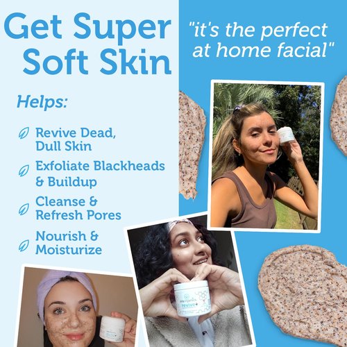 Manuka Honey Exfoliating Face Scrub - Gentle Microdermabrasion for Smooth, Soft Skin | 2oz