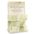 Tea Tree Soap Bar - 4 Natural Tea Tree Oil Bars for Face, Hands & Body | Fights Blemishes & Odor - 4.5 oz Each