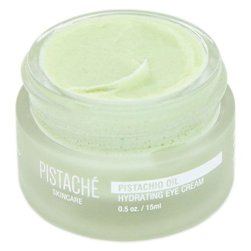 Pistaché Skincare Pistachio Oil Eye Cream | Hydrating & Brightening Cream with Vitamin E & Antioxidants | Reduces Dark Circles & Smoothes, 0.5 oz
