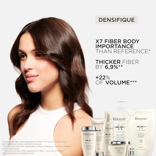 Kerastase Densifique Densité Shampoo - Thickening & Strengthening for Fine Hair | Adds Shine & Removes Build-Up