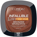 L'Oreal Paris Infallible Bronzer - 24H Soft Matte Longwear, Waterproof & Sweatproof, Dark, 0.31 oz