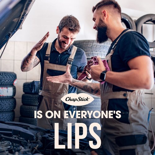 ChapStick Bulk Lip Balm, Classic Cherry 12-Count – Lip Moisturizer for Dry Lips, 0.15 Oz Ea