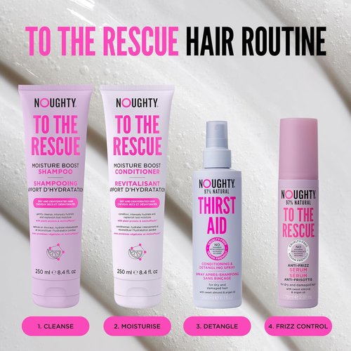 Noughty Moisture Boost Conditioner - 97% Natural Hydrating Formula for Dry Hair | 33.8 fl. oz.