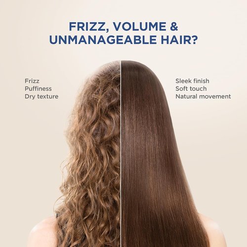 KATIVA Brazilian Keratin Hair Straightening Treatment - 12 Weeks of Smooth, Frizz-Free Brunette Hair | Hyaluronic Acid & Argan Oil, Formaldehyde Free