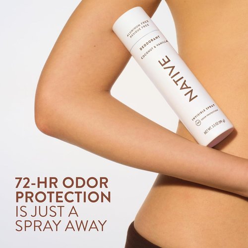 Native Deodorant | Coconut & Vanilla Body Spray - 72-Hour Odor Protection, Aluminum-Free, 3.5 oz
