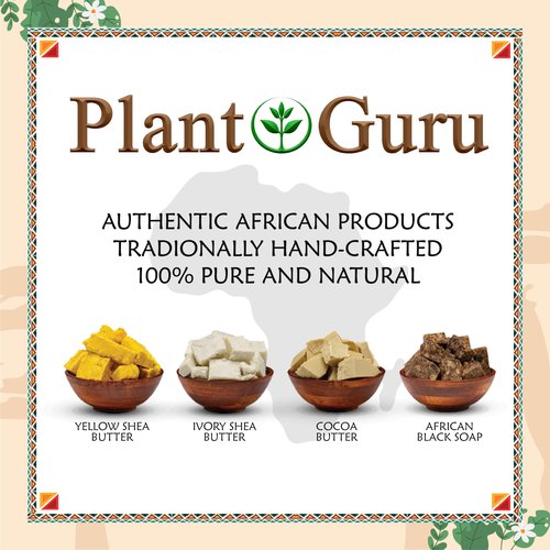 Raw African Shea Butter 2 lbs. Bar 100% Pure Natural Unrefined IVORY - Imported From Ghana - Ideal Moisturizer For Dry Skin, Body, Face And Hair Growth. Great For DIY Soap and Lip Balm Making.