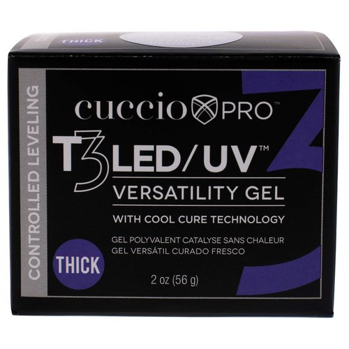 Cuccio Pro T3 Cool Cure Versatility Gel - Controlled Leveling Opaque Brazillian Blush 2 Oz I0099266 56 g (Pack of 1)
