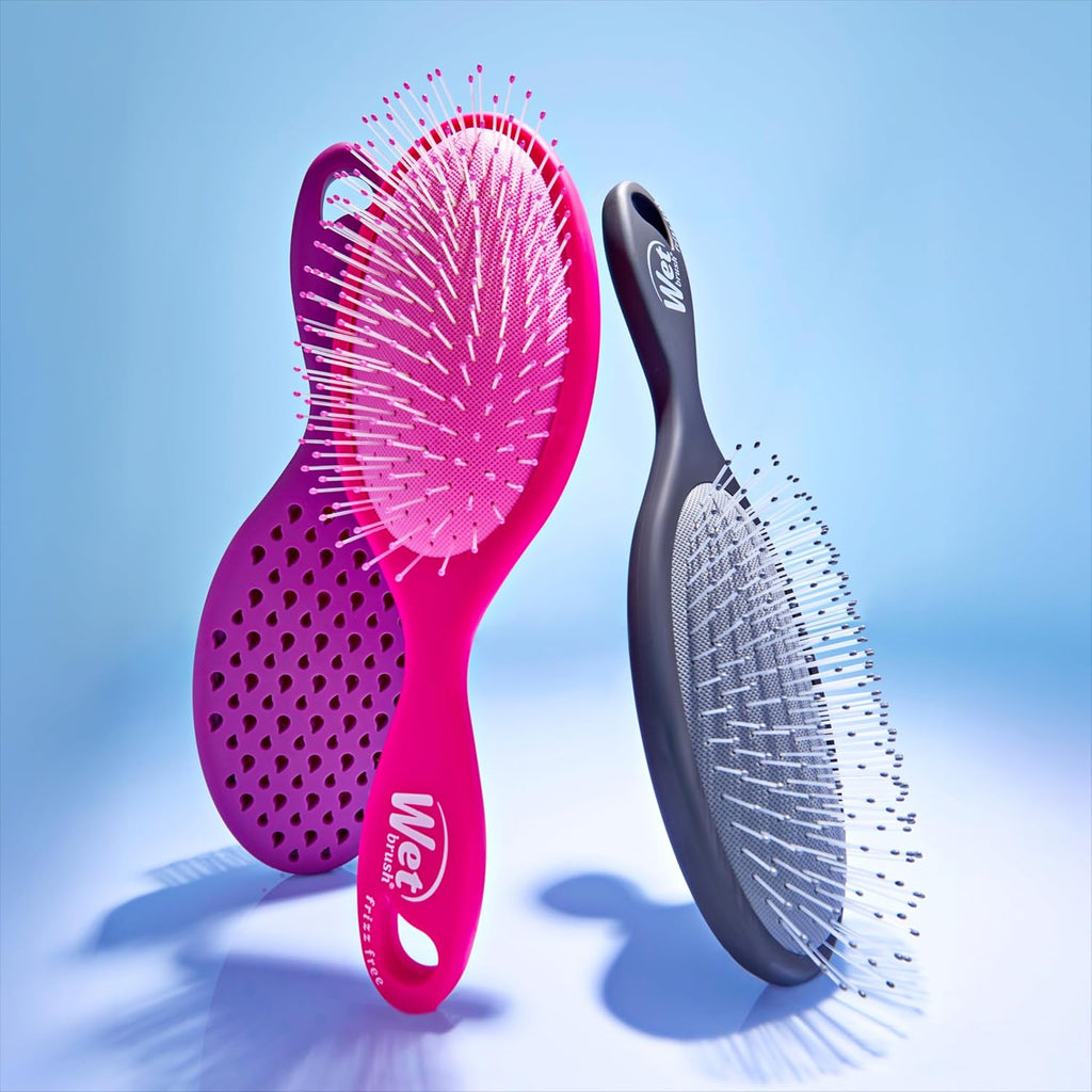 Wet Brush Frizz-Free Detangler Brush - Ionic Technology for Smooth, Frizz-Free Hair | Pink