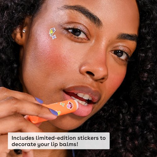 eos Flavor Lab Secret Menu Lip Balm Gift Set - Sunrise Smoothie, Limited-Edition, Moisturizing, Hydrating Lip Balm, Dry Lips, Variety Pack, 0.14 oz, 4-Pack