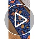 Fall Runner Rug for Hallway 2x6ft - Purple Hello Pumpkin Non Slip Washable Kitchen Entryway Floor Mat