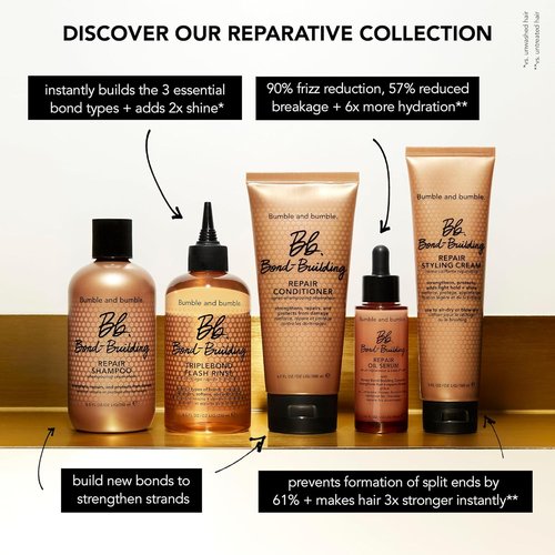 Bumble and bumble. Bond-Building Hair Repair Shampoo & Conditioner Set - Strengthens, Smooths Frizz & Adds Shine | For All Hair Types