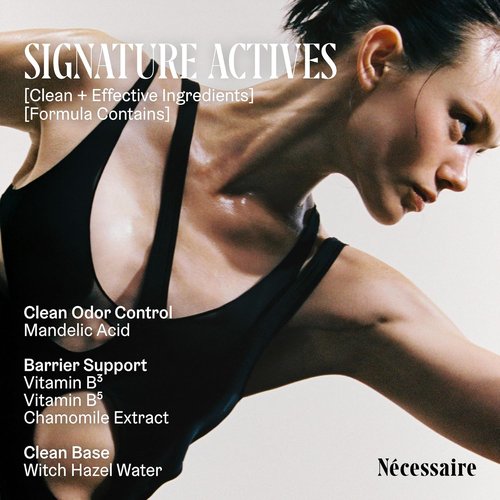 Nécessaire The Deodorant Gel - Clinical Treatment with 5% AHA, Vitamin B5 & B3 | 1.7oz, No Bumps, No Discoloration